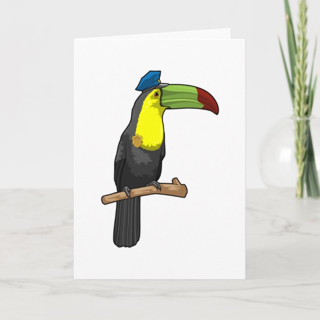 Carte Toucan en tant qu'agent de police Police (Devant)