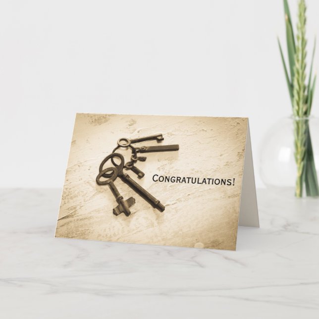 Carte Touches de squelette d'antiquité désespérées sur l (Devant)