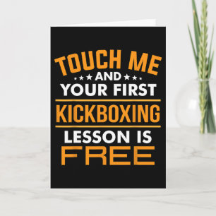 Carte Touchez-Moi Et Votre Première Leçon De Kickboxing 