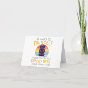 Carte Toujours Gummy Ours Drôle Amateurs de bonbons Fill