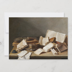 Carte Toujours la vie avec des livres   Jan Davidsz de H