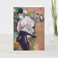 Toulouse-Lautrec - Jane Avril Dancing