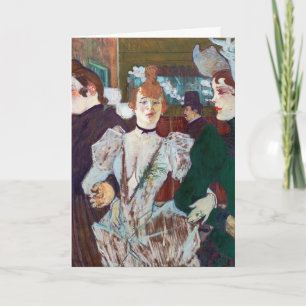 Carte Toulouse-Lautrec - La Goulue Arrivée à la Rouge