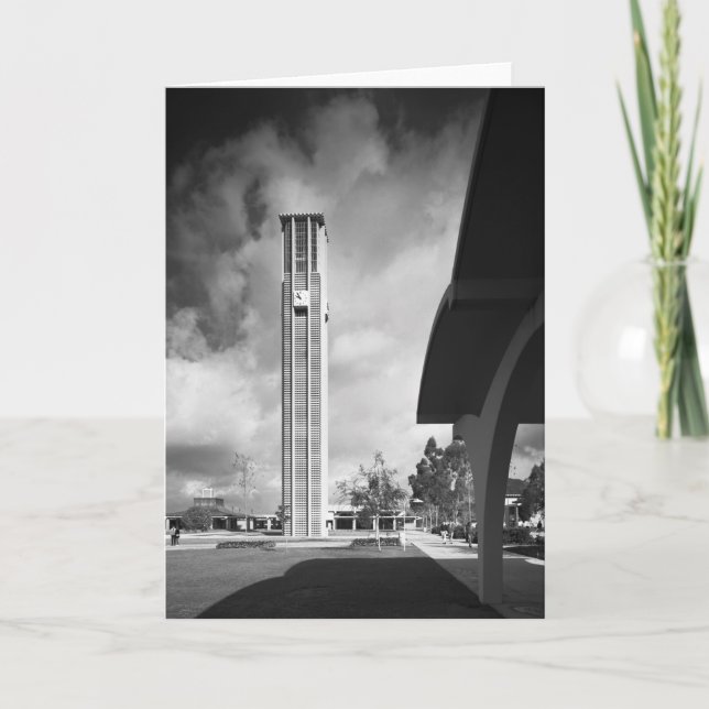 Carte Tour de Bell avec les voûtes au bâtiment de la (Devant)