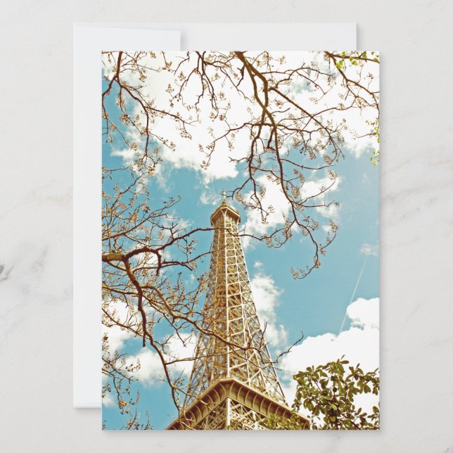 Carte Tour Eiffel (Devant)