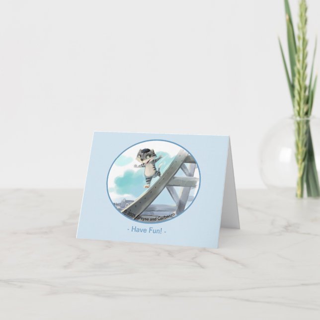 Carte Tour Eiffel - Amusement (Diverses Tailles) (Devant)