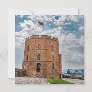 Carte Tour Gediminas à Vilnius, Lituanie