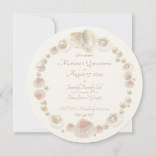 Carte Tour sous les coquillages de la Quinceanera de la 