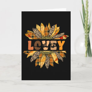 Carte Tournesol léopard un Lovey reconnaissant de Thanks