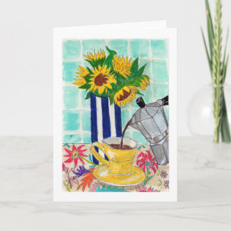 Carte Tournesol Moka Café