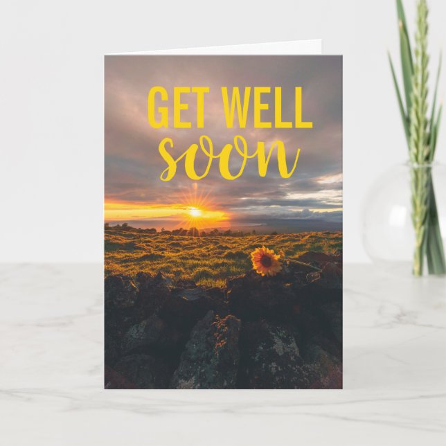 Carte Tournesol | Prompt rétablissement (Devant)