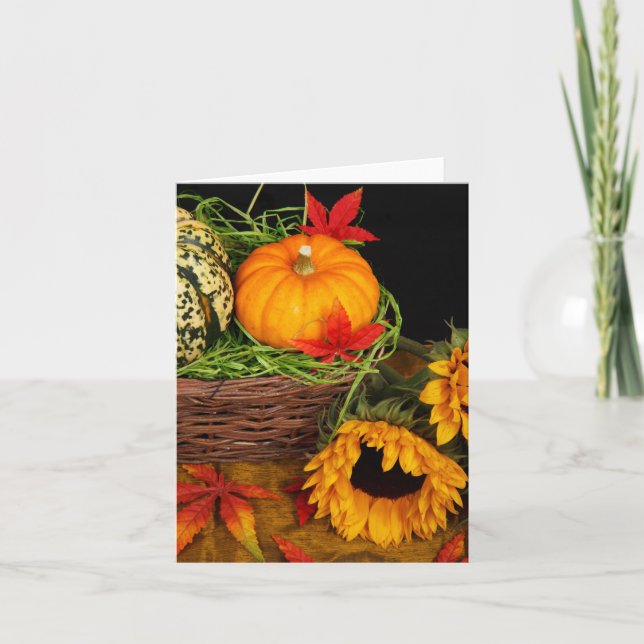 Carte Tournesols de la récolte d'automne (Devant)