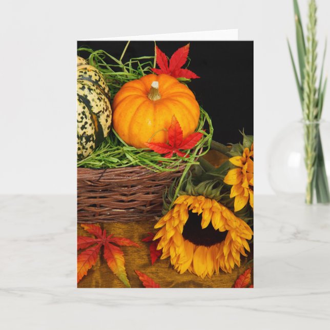 Carte Tournesols de la récolte d'automne (Devant)
