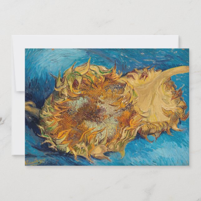 Carte Tournesols de Vincent van Gogh (Devant)