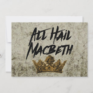 Carte Tous Hail Macbeth