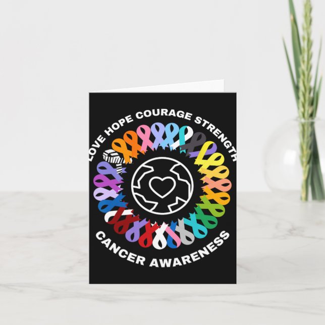 Carte Tous les cancers comptent pour la sensibilisation  (Devant)