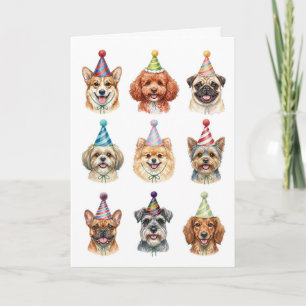 Carte Tous les chiens mignons et petits personnalisés Te