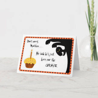 Carte Tous les traitements Joyeux Halloween Anniversaire