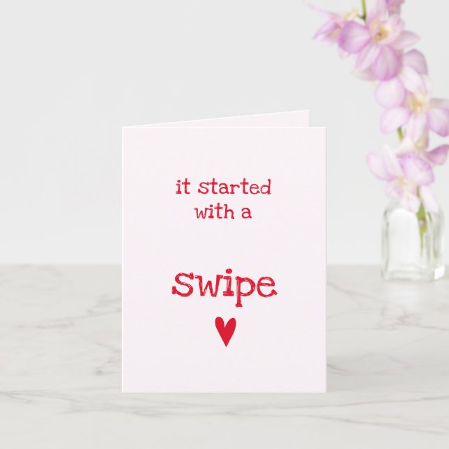 Carte Tout a commencé avec une citation de l'Anniversair (Orchidée)