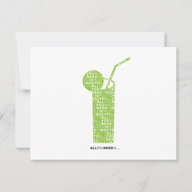 Carte Tout ce dont vous avez besoin est... (Devant)