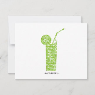 Carte Tout ce dont vous avez besoin est...