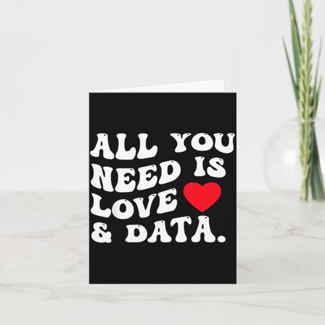 Carte Tout ce dont vous avez besoin est d'amour et de do (Devant)