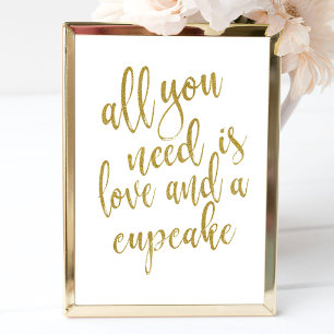 Carte Tout ce dont vous avez besoin est l'amour et un pa