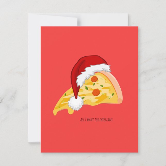 Carte Tout ce que je veux pour Noël (Devant)