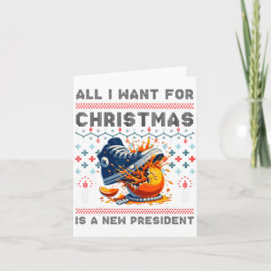 Carte Tout ce que je veux pour Noël, c'est un nouveau pr