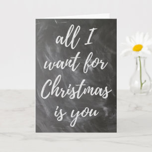 Carte Tout Ce Que Je Veux Pour Noël Est Toi, Vacances Ro
