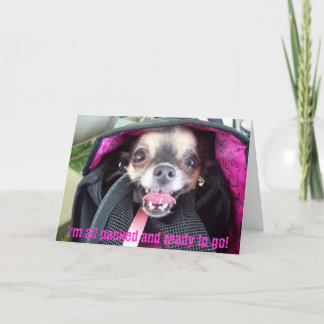 Carte Tout emballé et prêt à partir