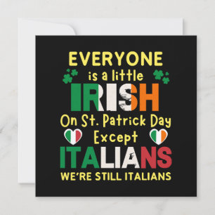 Carte Tout le monde est un peu irlandais à la Saint-Patr