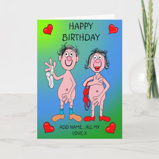 Carte Tout mon anniversaire d'amour (Devant)