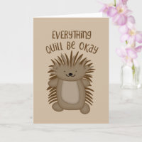 Tout Quill Be Ok Joli Cartoon Porcupine