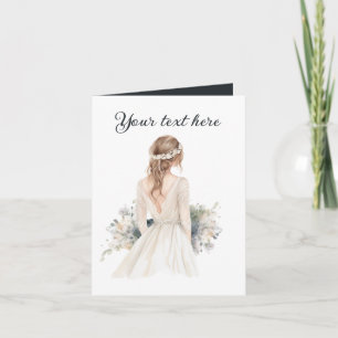 Carte Toute finalité ajouter un message de mariage