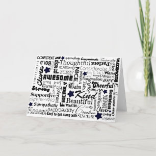 Carte Toutes les bonnes choses sur toi