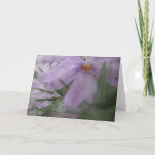 Carte Toutes les fleurs Carte-Soyeuses de salutation de