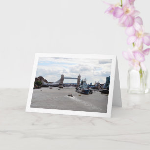 Carte Tower Bridge Portrait, Londres, Angleterre