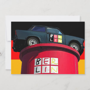 Carte Trabant Car, Drapeau Allemand, Logo Berlin