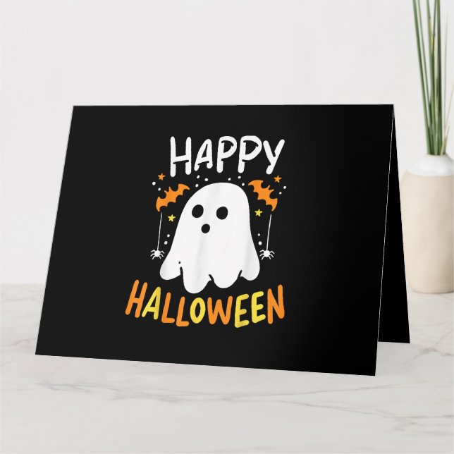 Carte Tracer Ou Traiter Le Fantôme D'Halloween (Devant)