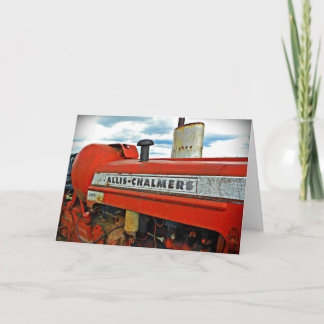 Carte Tracteur d'Allis Chalmers