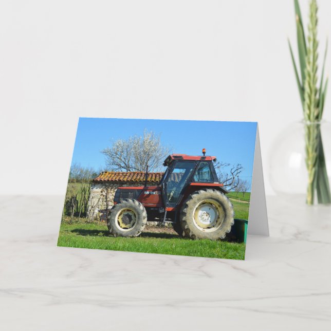 Carte Tracteur en France (Devant)