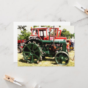 Carte TRACTEURS vintages