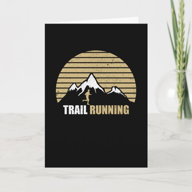 Carte Trail Running Mountains (Devant)