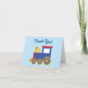 Carte Train Cute Choo-Choo 1er Anniversaire Thème