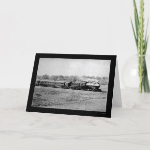 Carte Train de Chicago et Northwestern 1899