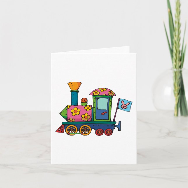 Carte Train de fleurs jouet (Créateur téléchargé)