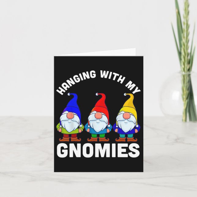 Carte Traîner avec mes gnomes  (Devant)