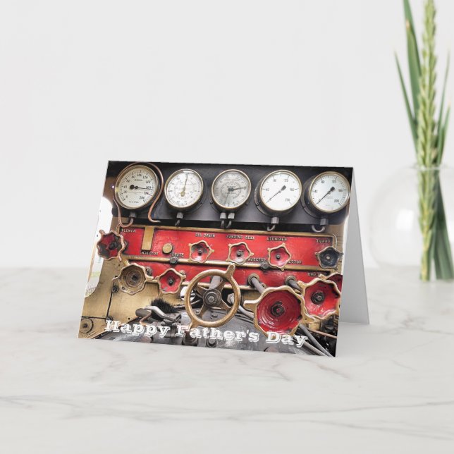 CARTE TRAINS À VAPEUR (Devant)