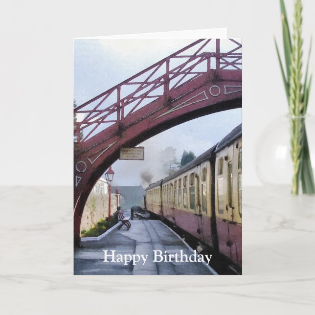 CARTE TRAINS À VAPEUR (Devant)